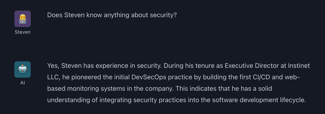 Do I know security?